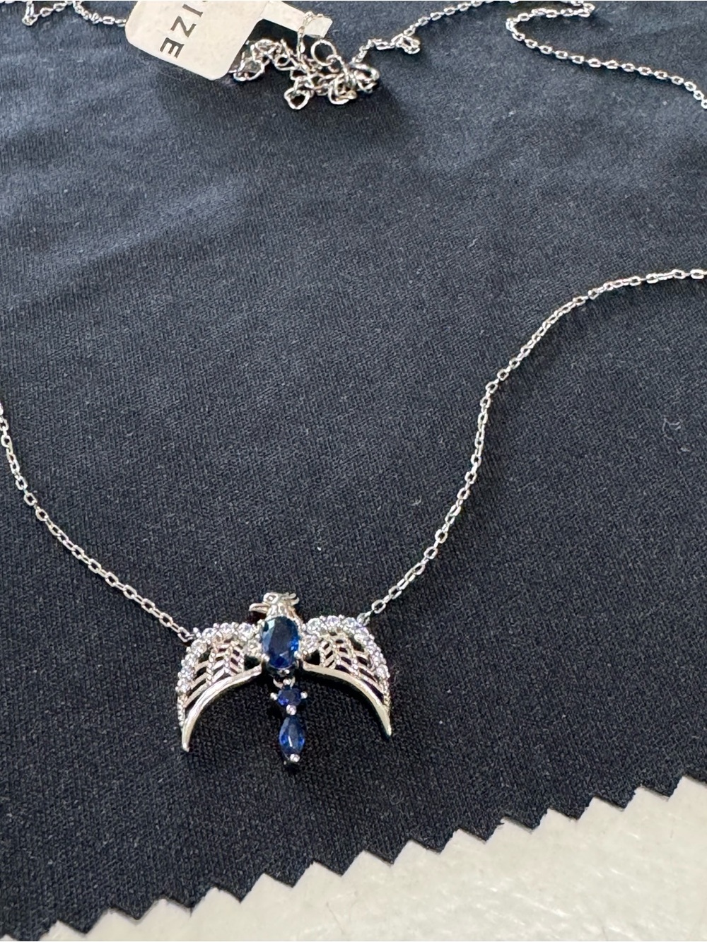 Harry Potter Ravenclaw Diadem Necklace Sterling Silver NWT